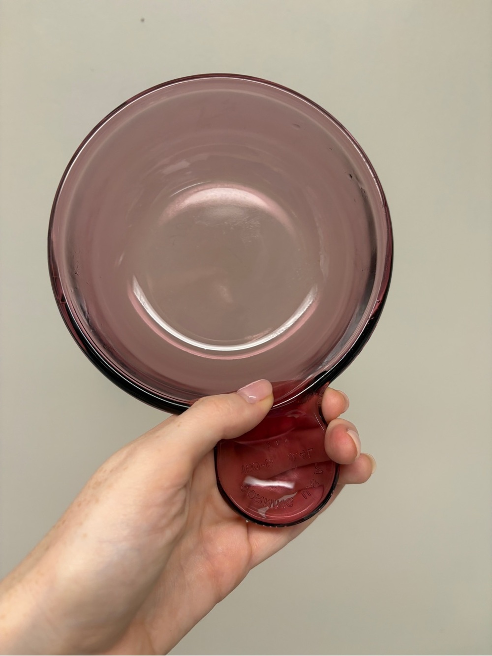 Set of 2 Corningware Visions Cranberry Dishes